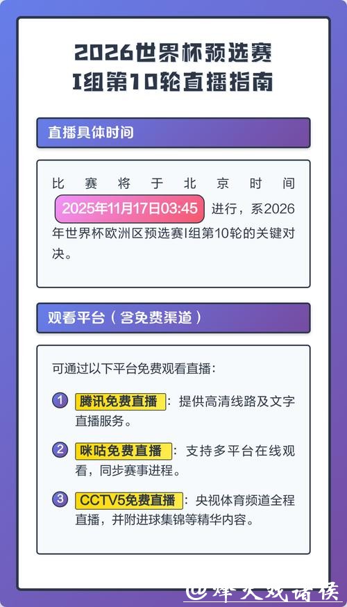 2026世界杯在线直播最新观看指南